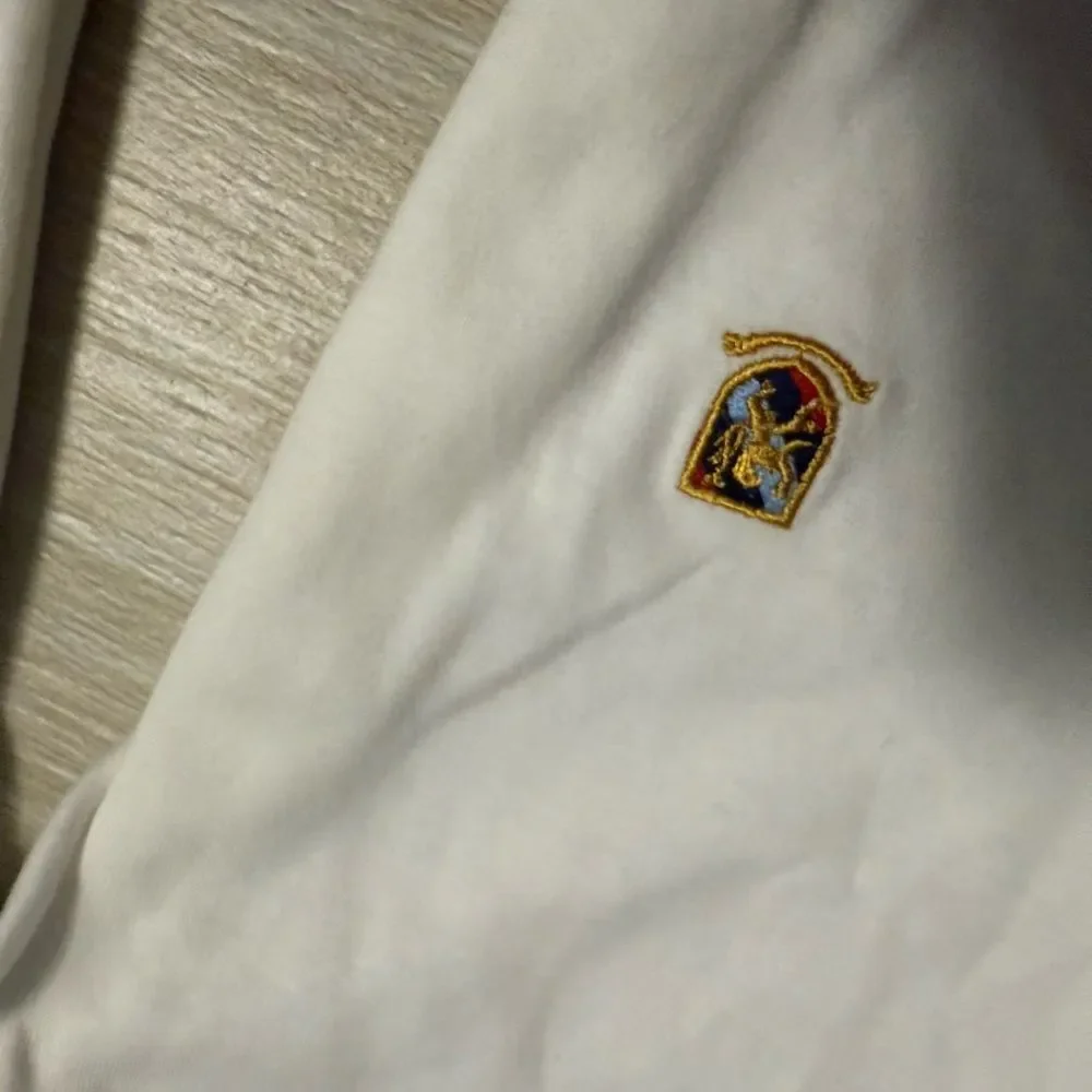 Brand new no tags Ralph Lauren White Polo with Crest Embroidery size 12 months